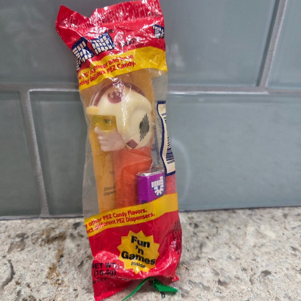 Vintage NEW SEALED Star Wars Luke Skywalker PEZ Candy Dispenser New in Package